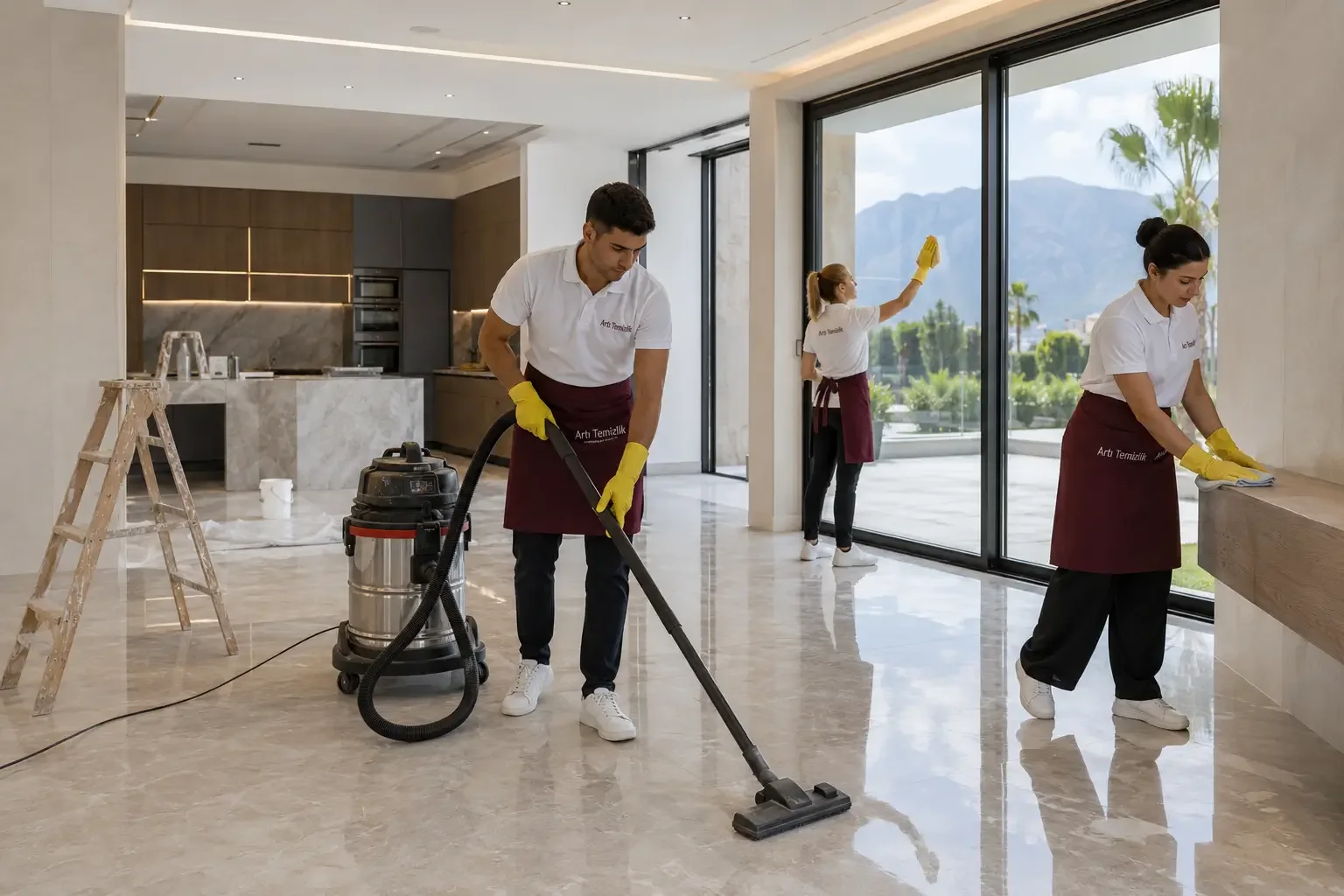 Antalya inşaat sonrası temizlik hizmeti